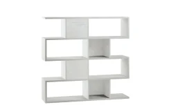 Book libreria a parete ossido bianco h144 cm