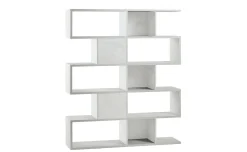 Book libreria a parete ossido bianco h180 cm
