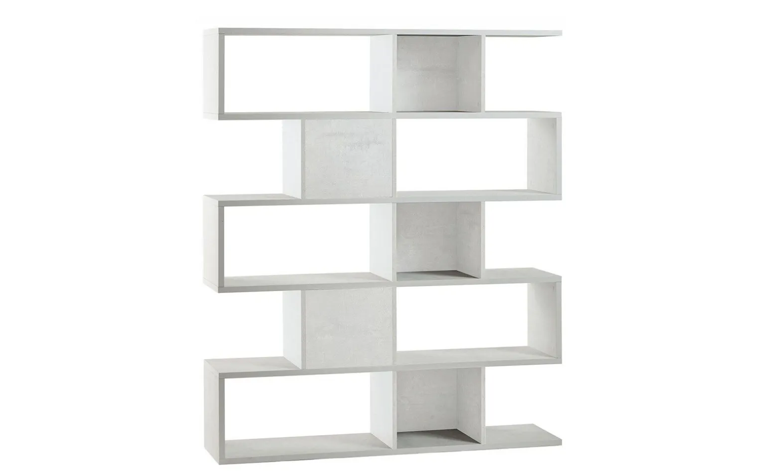 Book libreria a parete ossido bianco h180 cm
