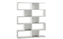 Book libreria a parete ossido bianco h180 cm