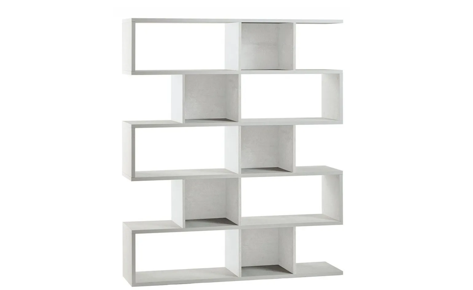 Book libreria a parete ossido bianco h180 cm
