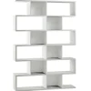 Book libreria a parete ossido bianco h215 cm