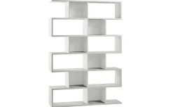 Book libreria a parete ossido bianco h215 cm