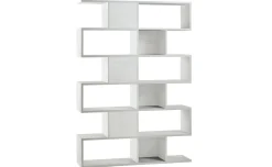 Book libreria a parete ossido bianco h215 cm