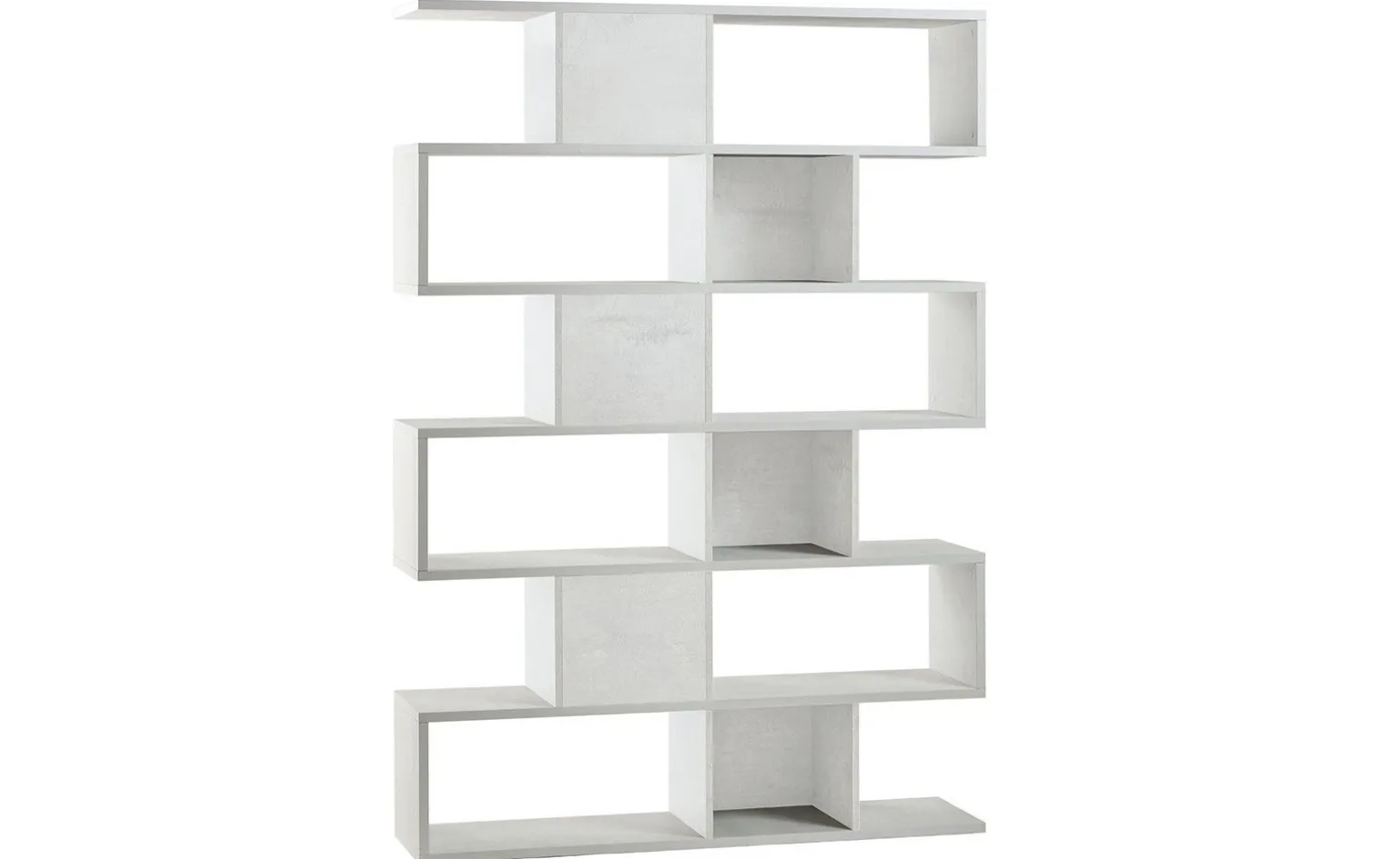 Book libreria a parete ossido bianco h215 cm