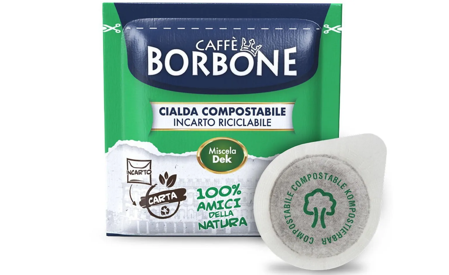 Borbone Box 50 cialde caffè miscela Dek