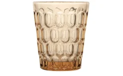 Bowl set 6 bicchieri acqua in vetro arancio 32 cl
