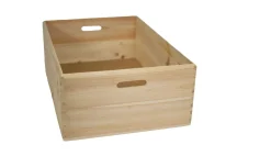 Box in legno di pino con fondo in HDF