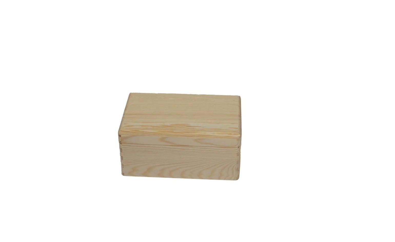 Box in legno di pino con fondo in HDF e coperchio - 30x20 cm