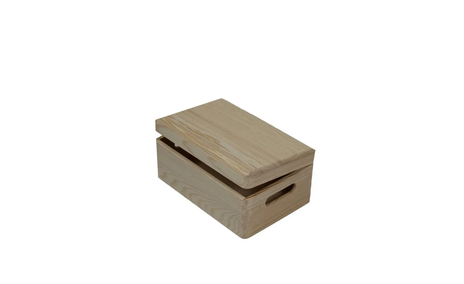 Box in legno di pino con fondo in HDF e coperchio - 30x20 cm