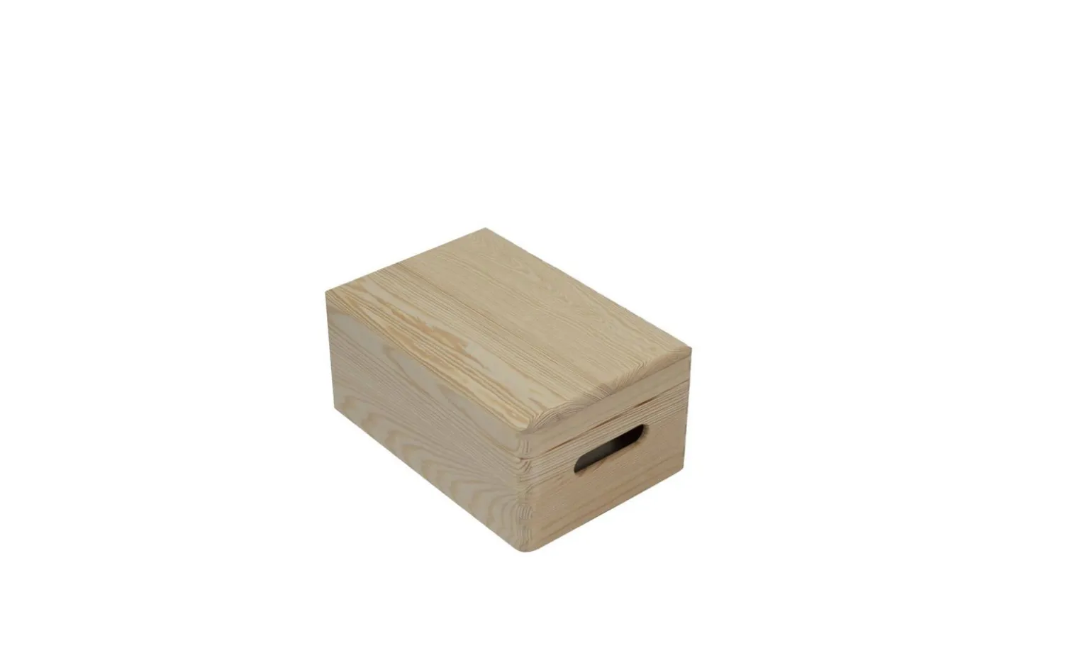 Box in legno di pino con fondo in HDF e coperchio - 30x20 cm