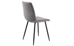 Brenta sedia in tessuto grigio chiaro