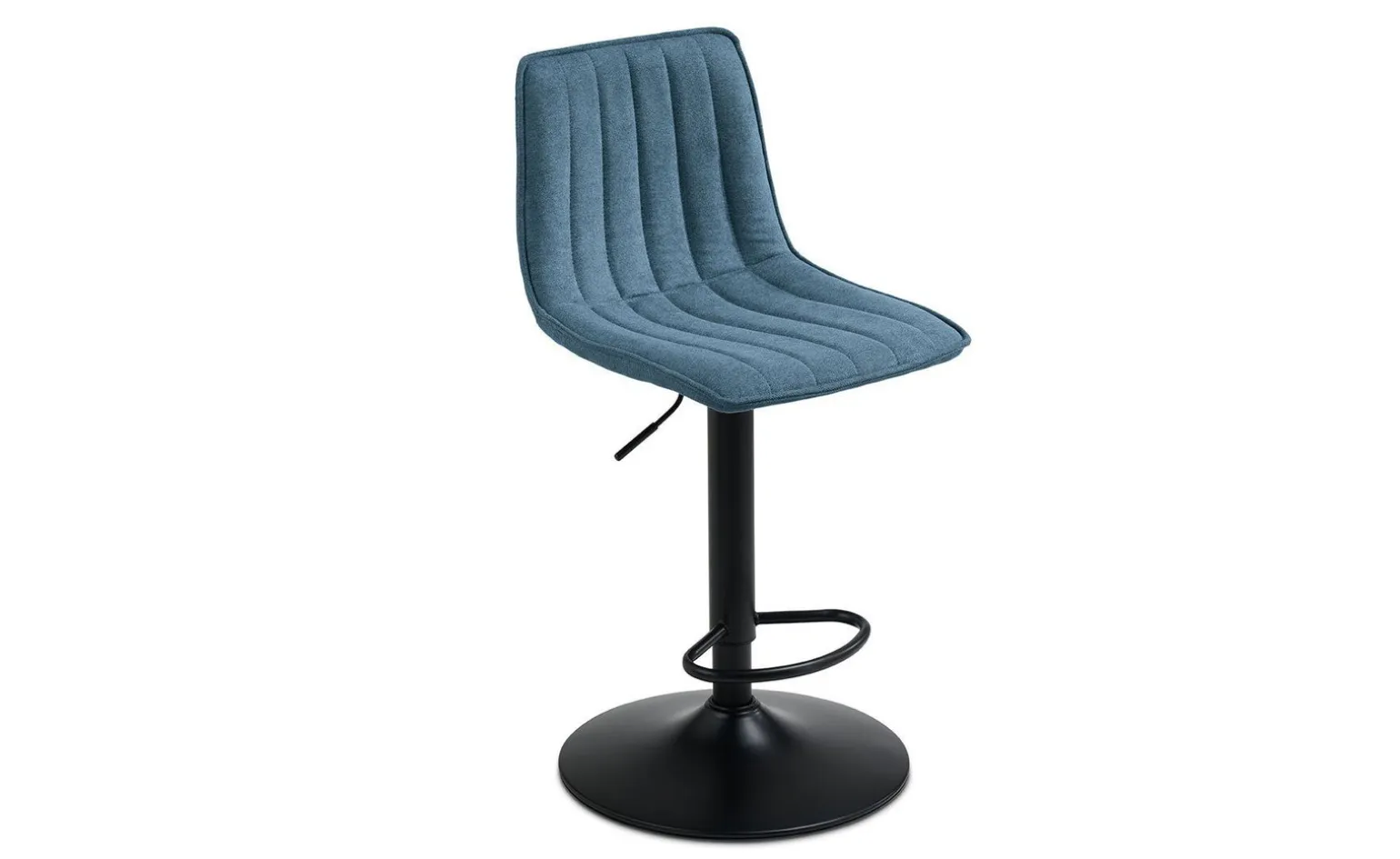 Brenta sgabello in tessuto blu