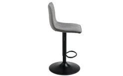 Brenta sgabello in tessuto grigio chiaro