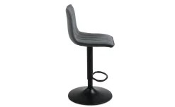 Brenta sgabello in tessuto grigio scuro