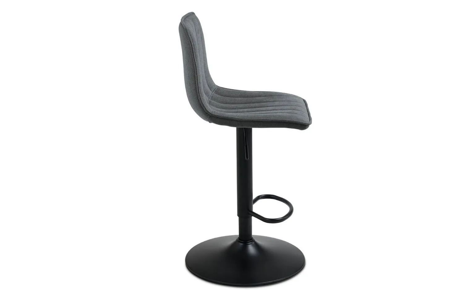 Brenta sgabello in tessuto grigio scuro