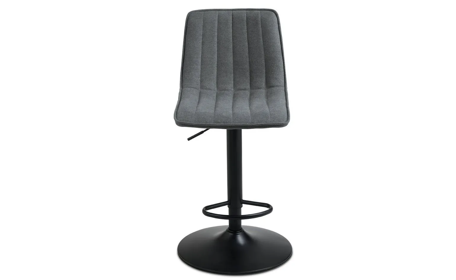 Brenta sgabello in tessuto grigio scuro