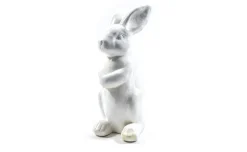 Bunny coniglio in resina bianco h40 cm