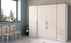 Cabrio cucina a scomparsa betulla con frigo e 2 armadi