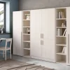 Cabrio cucina a scomparsa betulla senza frigo, 2 librerie e 2 armadi
