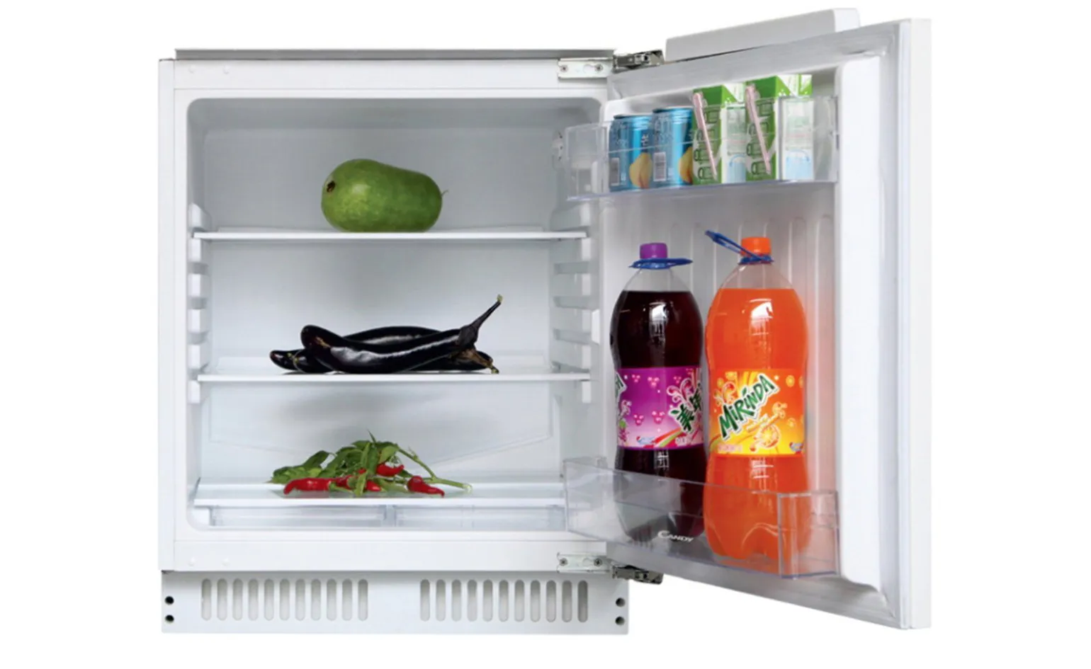 Cabrio cucina a scomparsa bianca con frigo