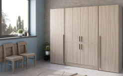 Cabrio cucina a scomparsa olmo con frigo con 2 armadi