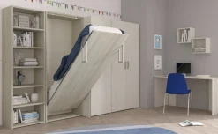 Cabrio letto singolo a scomparsa olmo