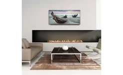 Canoe Brilliant canvas glitter 122x52 cm
