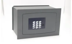 Cassaforte a muro elettronica motorizzata 31x21x15 cm telaio monoblocco