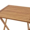 Casual tavolino pieghevole in legno di acacia teak