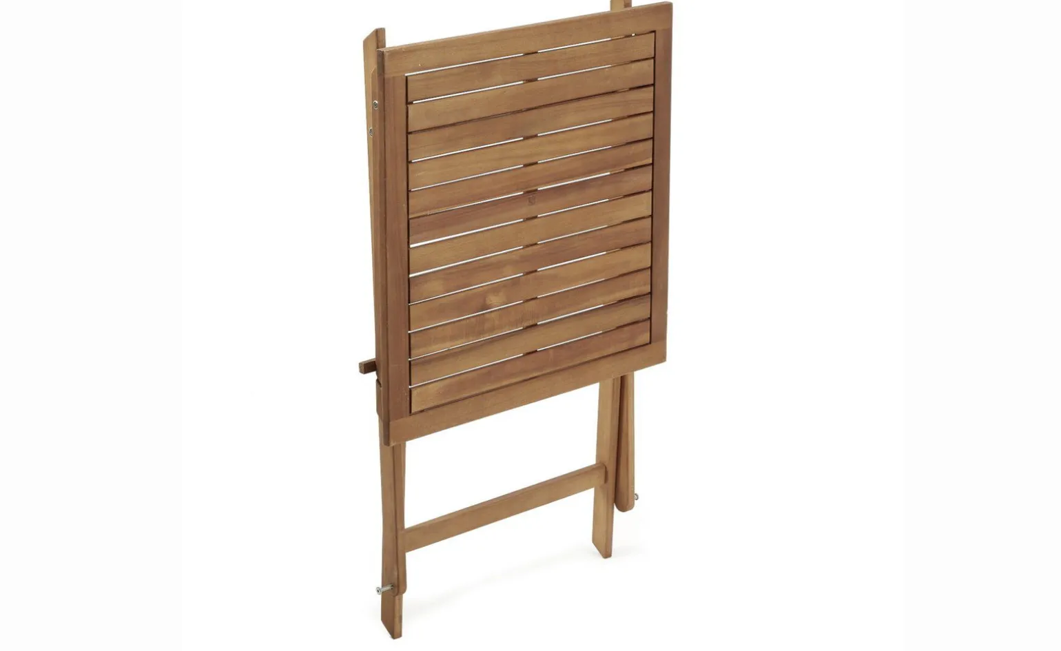 Casual tavolino pieghevole in legno di acacia teak