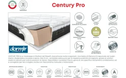 Century Pro materasso singolo 80x200cm