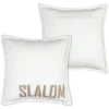Chamonix cuscino beige 40x40 cm