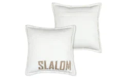 Chamonix cuscino beige 40x40 cm