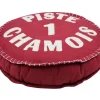 Chamonix cuscino in cotone rosso Ø45 cm