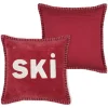 Chamonix cuscino rosso 40x40 cm