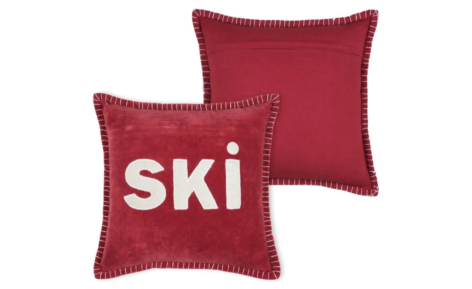 Chamonix cuscino rosso 40x40 cm