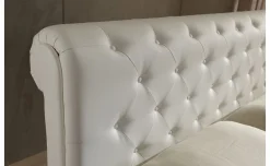 Chester letto matrimoniale contenitore bianco