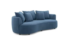 Chic divano megasofà blu