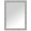 Cleo specchiera argento 50x70 cm