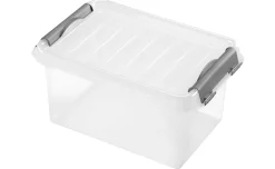 Clipbox Contenitore Portaoggetti con Coperchio 27,5x18,5x13 cm