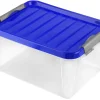 Clipbox Contenitore Portaoggetti con Coperchio 39x28,5x18 cm