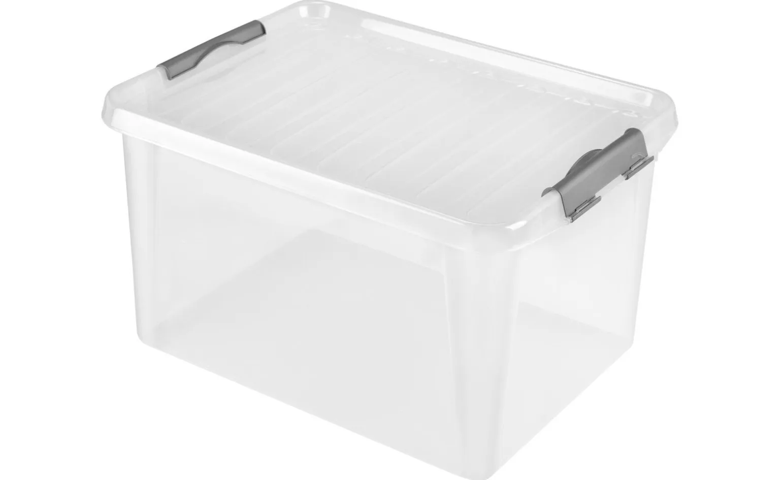 Clipbox Contenitore Portaoggetti con Coperchio 48x35x25 cm