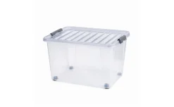 Clipbox Contenitore Portaoggetti con Coperchio 52x37x35 cm