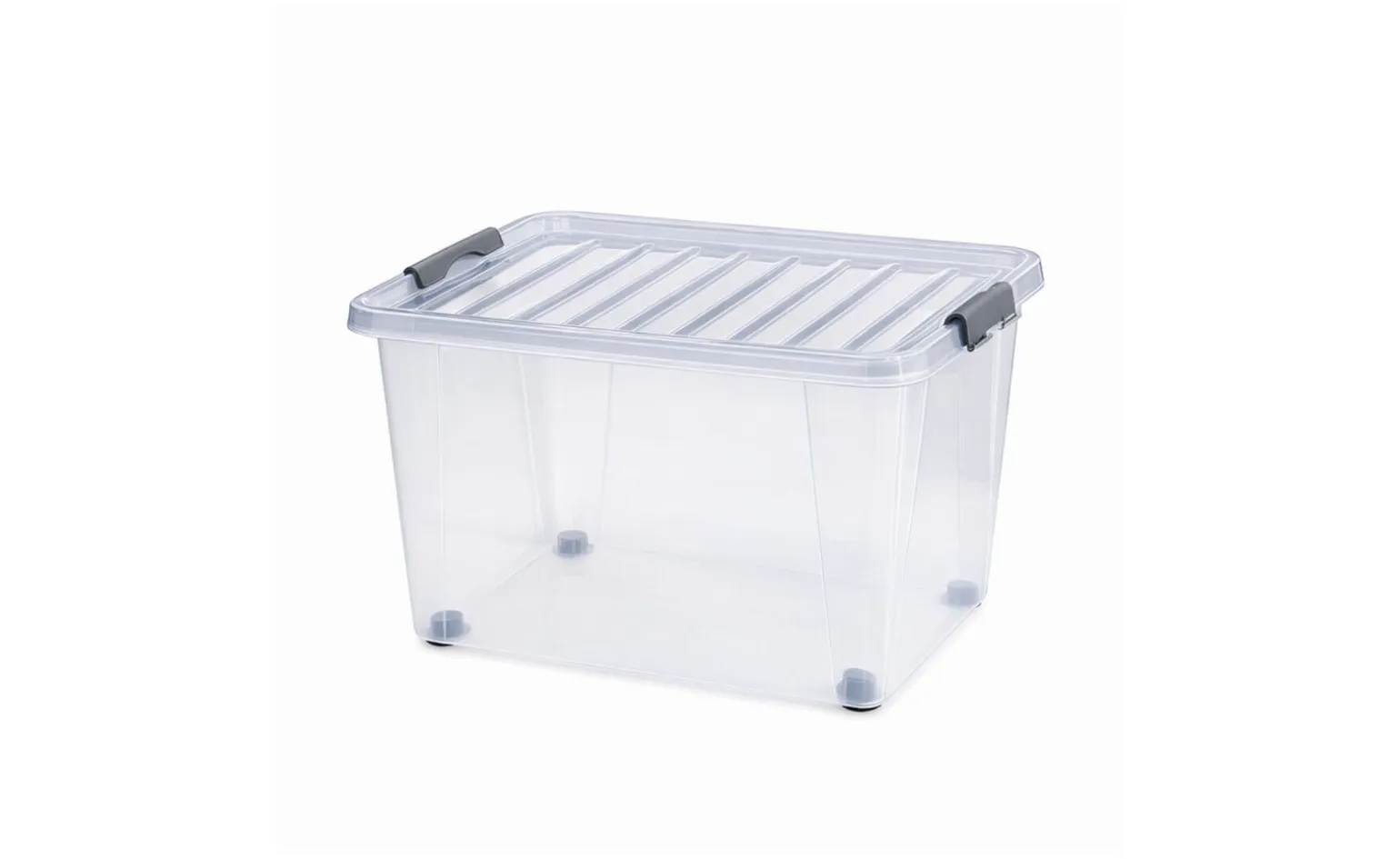 Clipbox Contenitore Portaoggetti con Coperchio 52x37x35 cm