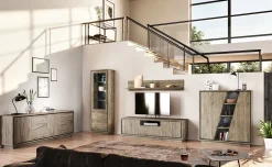 Colorado credenza 4 ante color quercia