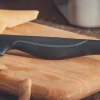 Coltello spelucchino in acciaio con lama 6 cm
