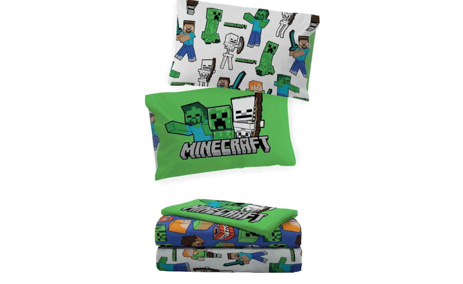 Completo letto Minecraft in cotone 1 piazza