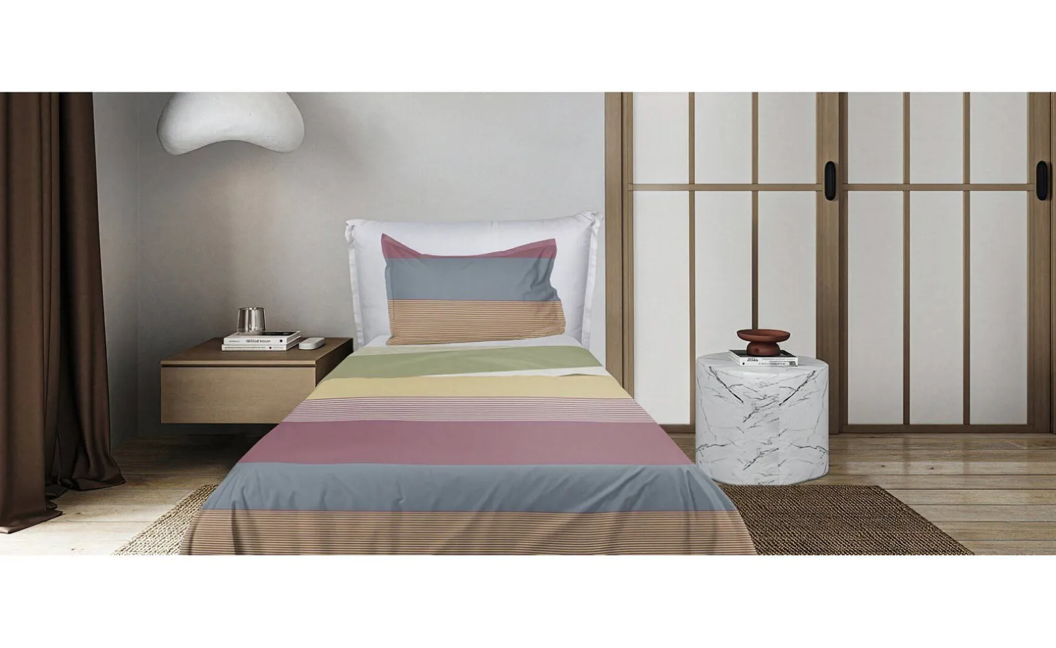 Completo Letto Salsa 1 Piazza, fantasie Assortite