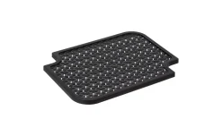 Contenitore con coperchio in tessuto nero 12 litri